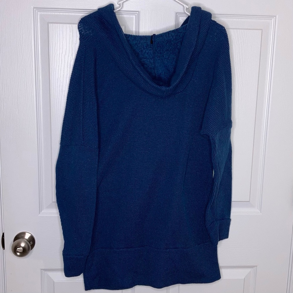 Allegra K Hooded Thermal Knit Sweater Size M - Picture 3 of 3